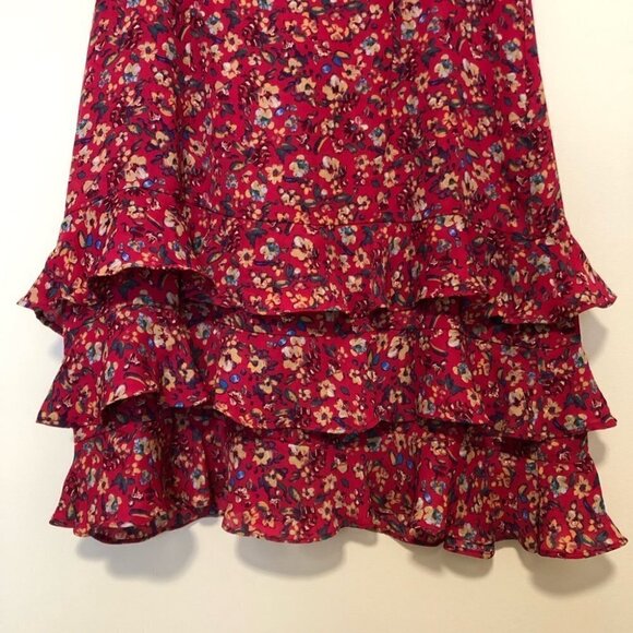 ISO size medium Dress Forum Floral Tiered Ruffle Mini Dress - Picture 5 of 13